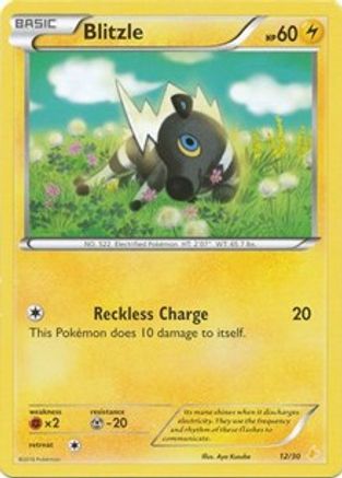 Blitzle (26) (26) 026  XY Trainer Kit Pikachu Libre & Suicune