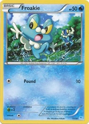 Froakie (11) (11) 011  XY Trainer Kit Pikachu Libre & Suicune