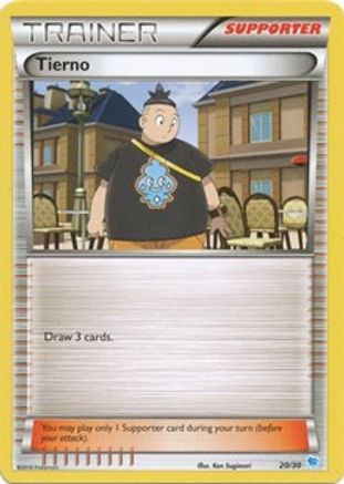 Tierno (29 (29 - Suicune Deck) 029  XY Trainer Kit Pikachu Libre & Suicune