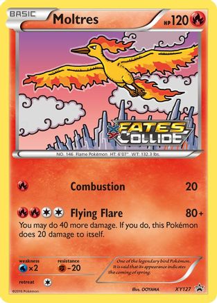 Moltres (Prerelease) XY127  - Holofoil XY Promos
