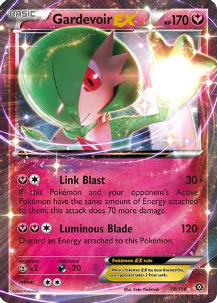 Gardevoir EX 078/114  - Holofoil XY  Steam Siege