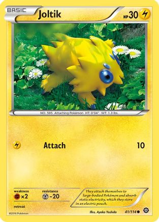 Joltik 041/114  - Reverse Holofoil XY  Steam Siege