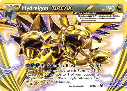 Hydreigon BREAK 087/114  - Holofoil XY  Steam Siege