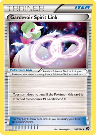 Gardevoir Spirit Link 101/114  - Reverse Holofoil XY  Steam Siege