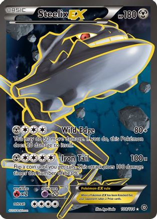 Steelix EX (Full Art) 108/114  - Holofoil XY  Steam Siege