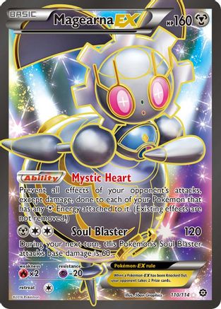 Magearna EX (Full Art) 110/114  - Holofoil XY  Steam Siege
