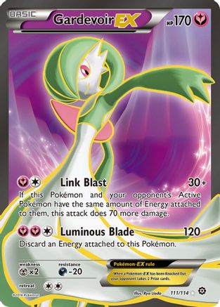 Gardevoir EX (Full Art) 111/114  - Holofoil XY  Steam Siege
