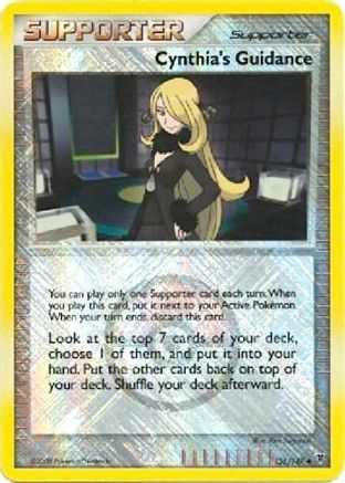 Cynthia's Guidance (League Promo) 136/147  - Reverse Holofoil League & Championship Cards