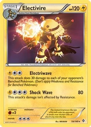 Electivire (BW Boundaries Crossed) 054/149  Deck Exclusives