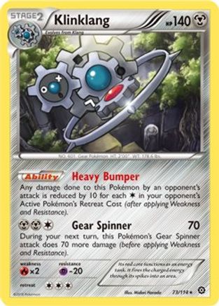 Klinklang (XY Steam Siege) 073/114  Deck Exclusives