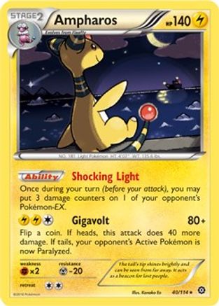 Ampharos (XY Steam Siege) 040/114  Deck Exclusives