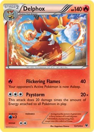 Delphox (XY Fates Collide) 013/124  Deck Exclusives
