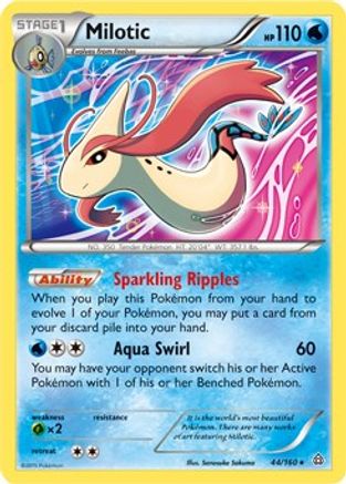 Milotic (XY Primal Clash) 044/160  Deck Exclusives