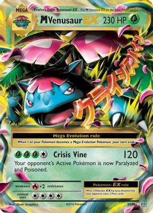 M Venusaur EX 002/108  - Holofoil XY  Evolutions