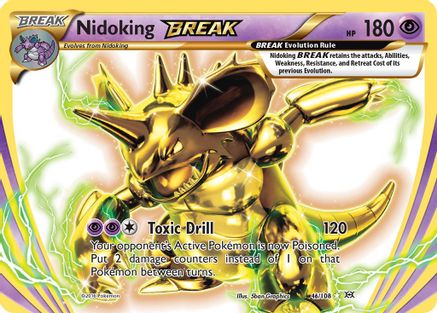 Nidoking BREAK 046/108  - Holofoil XY  Evolutions