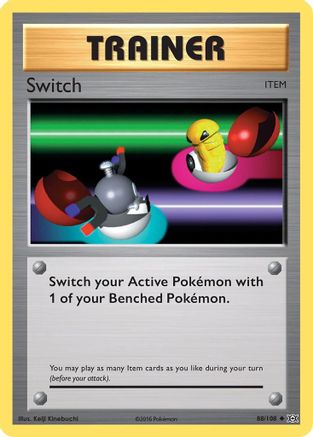 Switch 088/108  - Reverse Holofoil XY  Evolutions