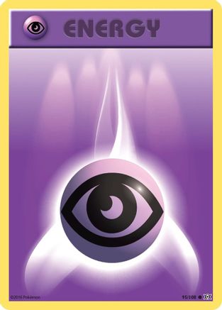 Psychic Energy 095/108  - Reverse Holofoil XY  Evolutions