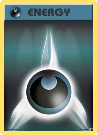 Darkness Energy 097/108  - Reverse Holofoil XY  Evolutions