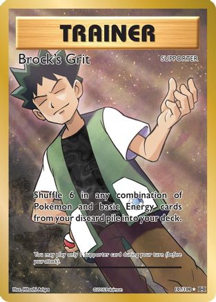 Brock's Grit (Full Art) 107/108  - Holofoil XY  Evolutions