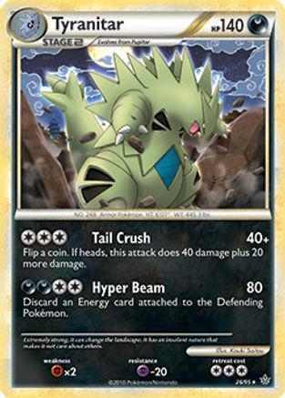 Tyranitar (HGSS Unleashed) 026/095  - Holofoil Deck Exclusives