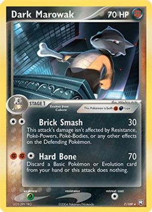 Dark Marowak (EX Team Rocket Returns) 007/109  Deck Exclusives