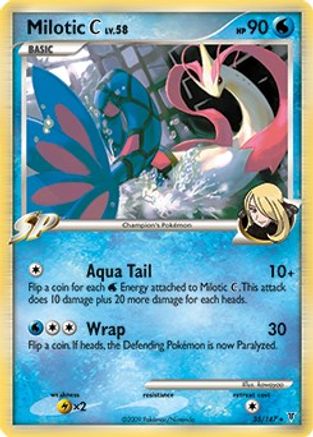 Milotic C (DPPt Supreme Victors) 035/147  - Holofoil Deck Exclusives