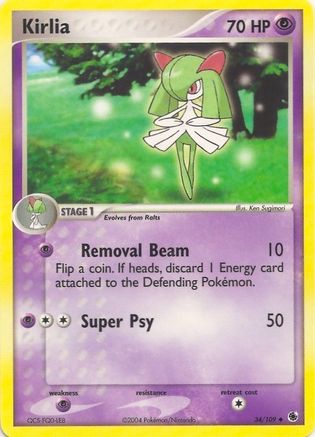 Kirlia 034  EX Battle Stadium