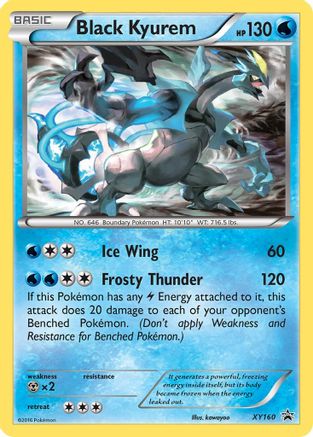 Black Kyurem XY160  - Holofoil XY Promos