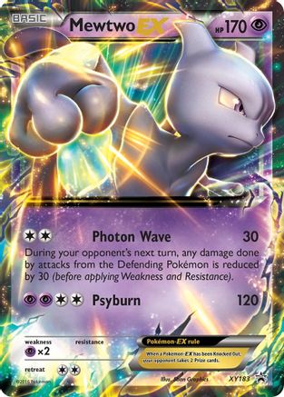 Mewtwo EX XY183  - Holofoil XY Promos