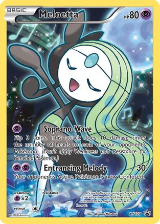 Meloetta XY120  - Holofoil XY Promos