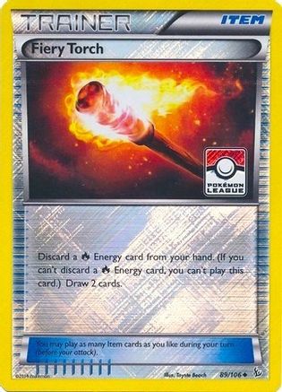 Fiery Torch (Pokemon League) 089/106  - Reverse Holofoil League & Championship Cards