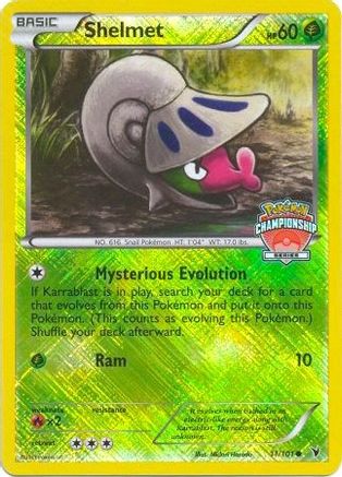Shelmet (Championship Series) 011/101  - Reverse Holofoil League & Championship Cards