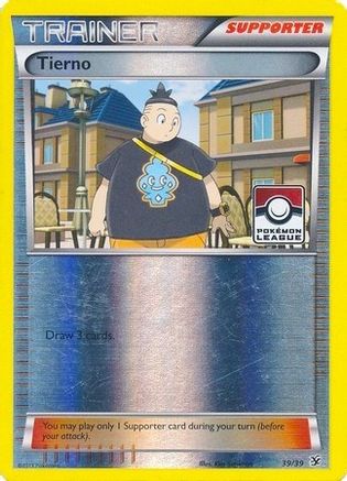 Tierno (Pokemon League) 039/39  - Reverse Holofoil League & Championship Cards