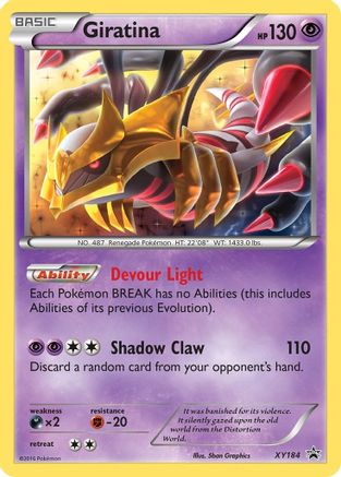 Giratina XY184  - Holofoil XY Promos