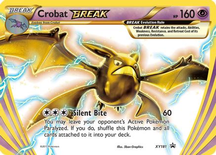Crobat BREAK XY181  - Holofoil XY Promos
