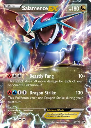 Salamence EX XY170  - Holofoil XY Promos