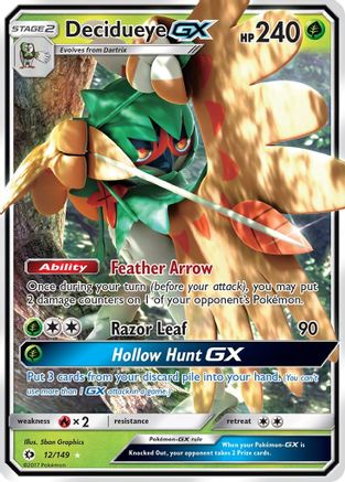 Decidueye GX 012/149  - Holofoil SM Base Set