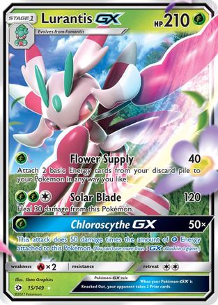 Lurantis GX 015/149  - Holofoil SM Base Set