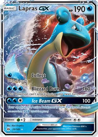 Lapras GX 035/149 - Holofoil Sun & Moon