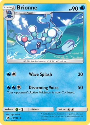 Brionne 040/149  - Reverse Holofoil SM Base Set