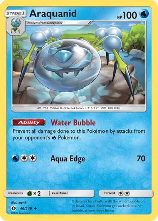Araquanid 046/149  - Reverse Holofoil SM Base Set