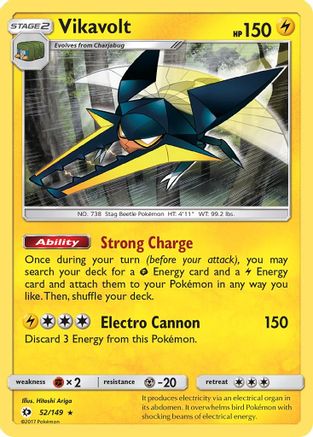 Vikavolt 052/149  - Holofoil SM Base Set