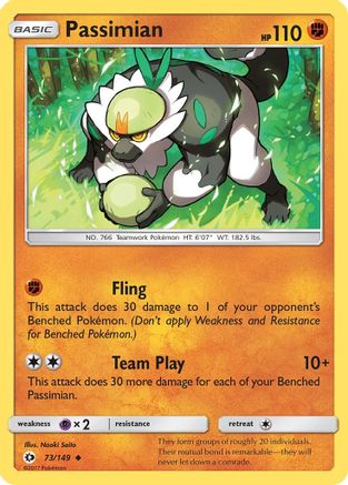 Passimian 073/149  - Reverse Holofoil SM Base Set