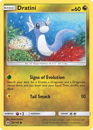 Dratini 094/149  - Reverse Holofoil SM Base Set