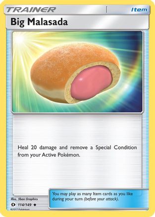 Big Malasada 114/149  - Reverse Holofoil SM Base Set