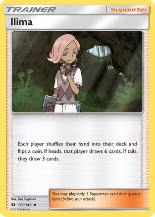 Ilima 121/149  - Reverse Holofoil SM Base Set