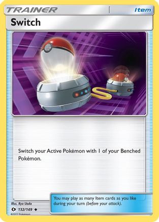 Switch 132/149  - Reverse Holofoil SM Base Set