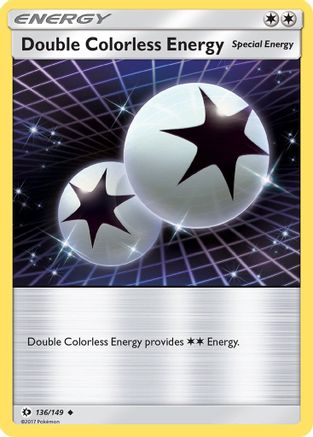 Double Colorless Energy 136/149  - Reverse Holofoil SM Base Set