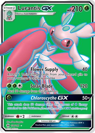 Lurantis GX (Full Art) 138/149  - Holofoil SM Base Set
