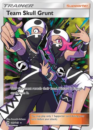Team Skull Grunt (Full Art) 149/149  - Holofoil SM Base Set